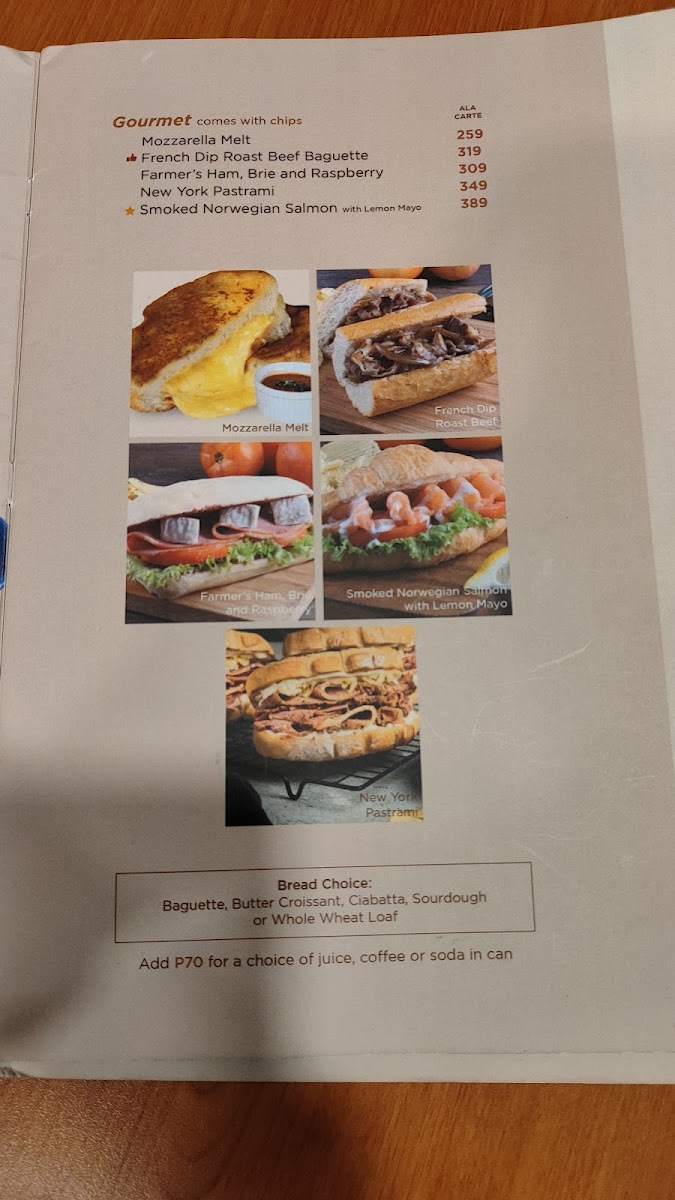Cafe France Photo Menu 3