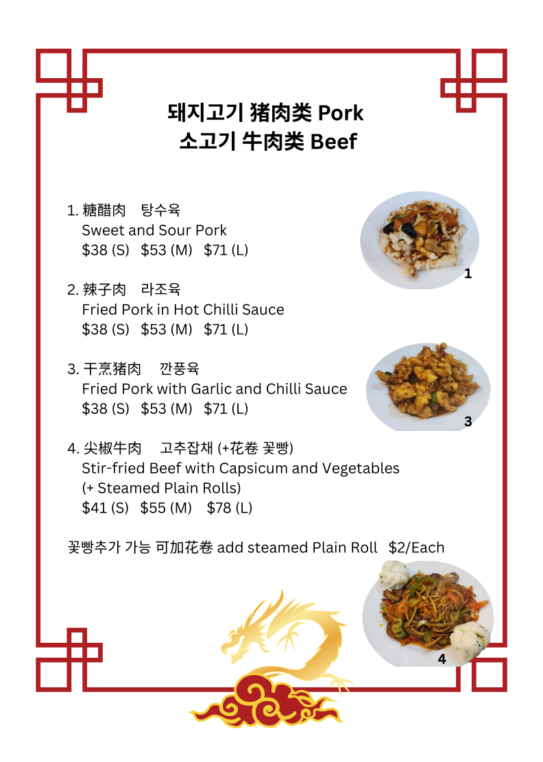 China Castle Photo Menu 9