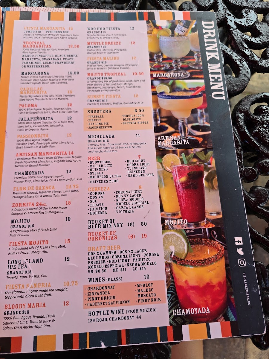 Fiesta Mexicana Photo Menu 1