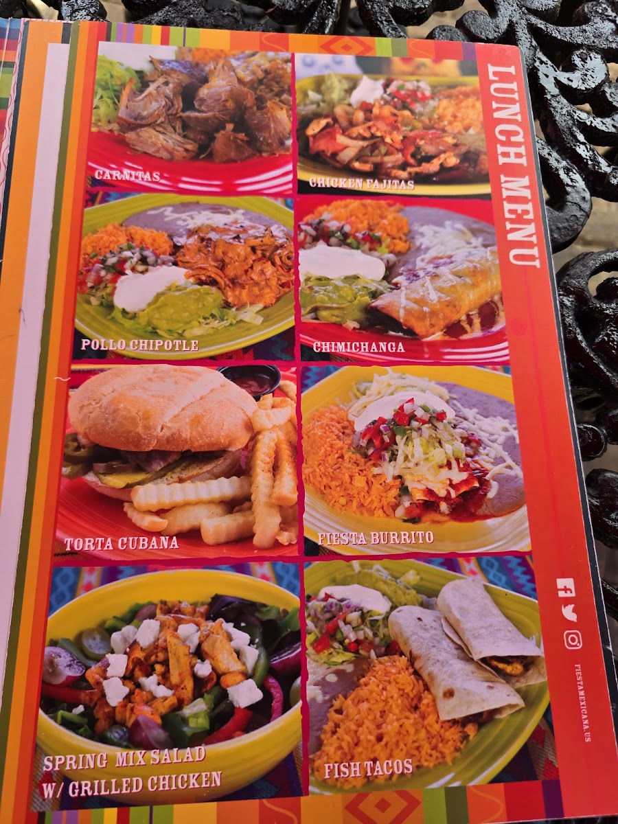 Fiesta Mexicana Photo Menu 8
