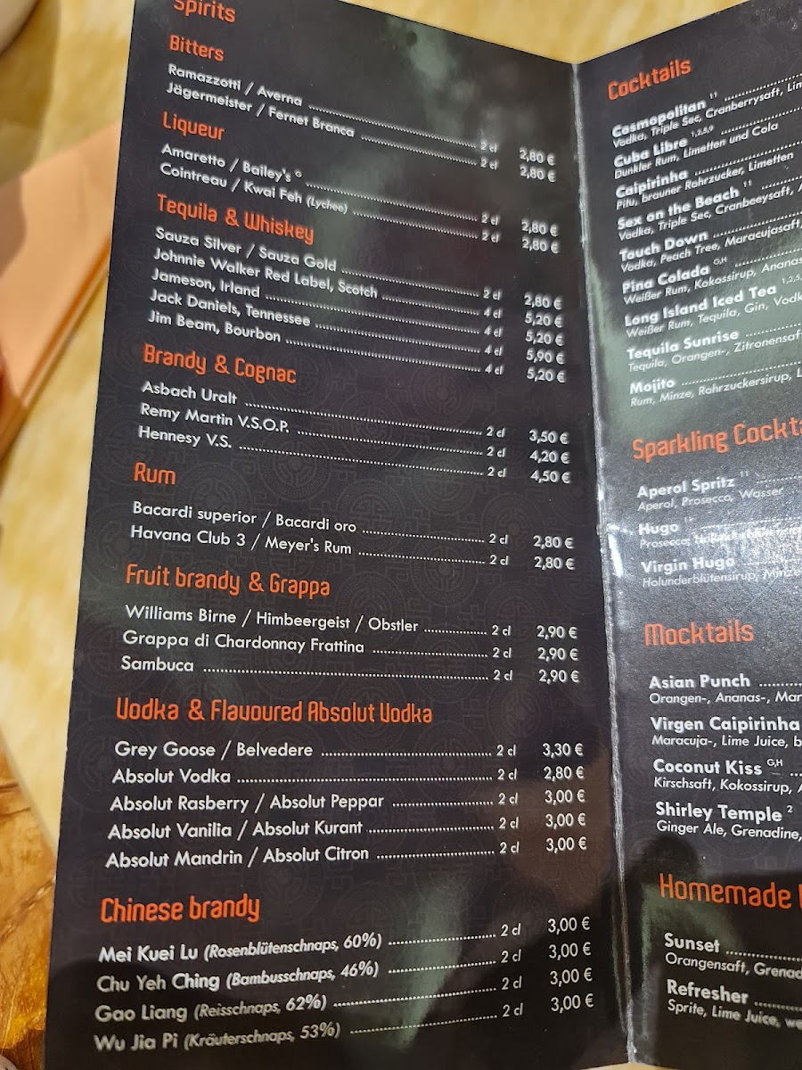 China-Restaurant Asia Palast Photo Menu 6