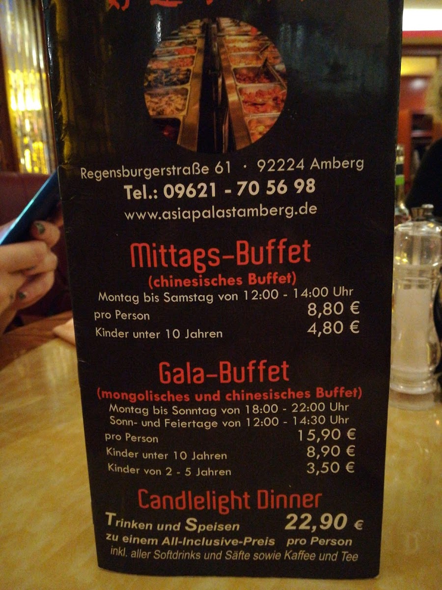 China-Restaurant Asia Palast Photo Menu 7