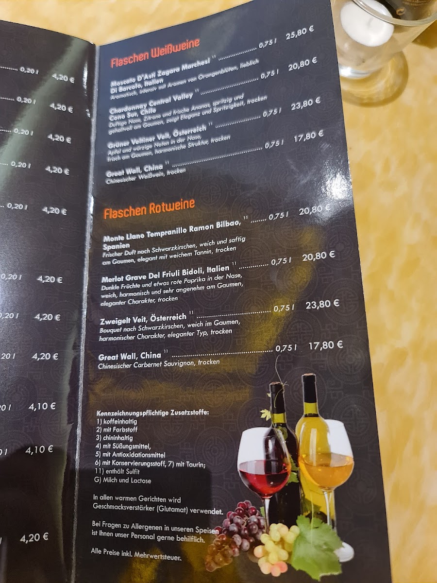 China-Restaurant Asia Palast Photo Menu 8