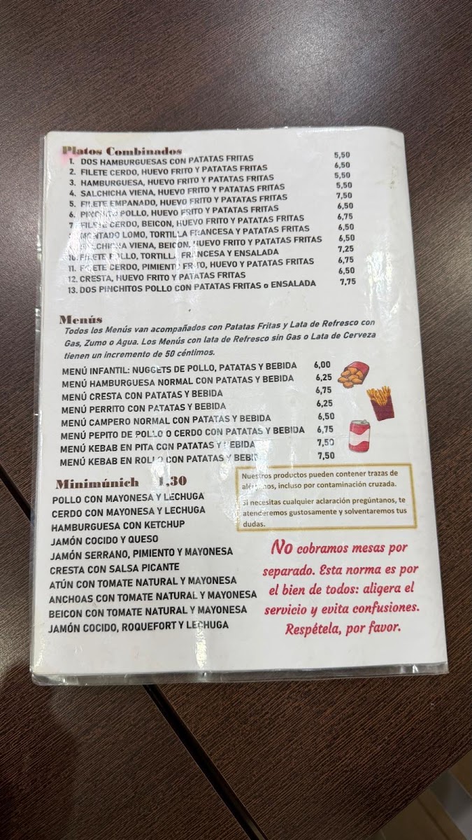 Hamburguesería Munich Photo Menu 4