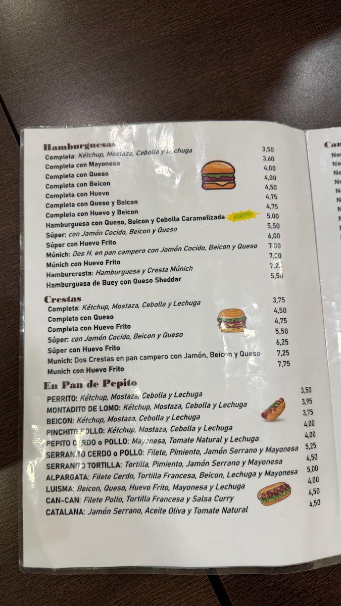 Hamburguesería Munich Photo Menu 5