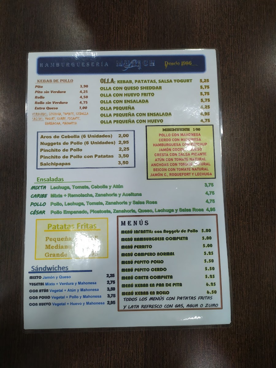 Hamburguesería Munich Photo Menu 8