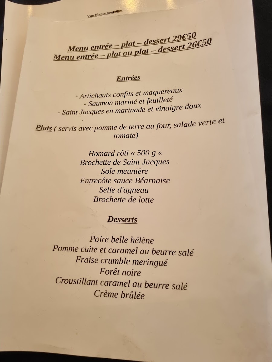 La Bonne Auberge Photo Menu 4