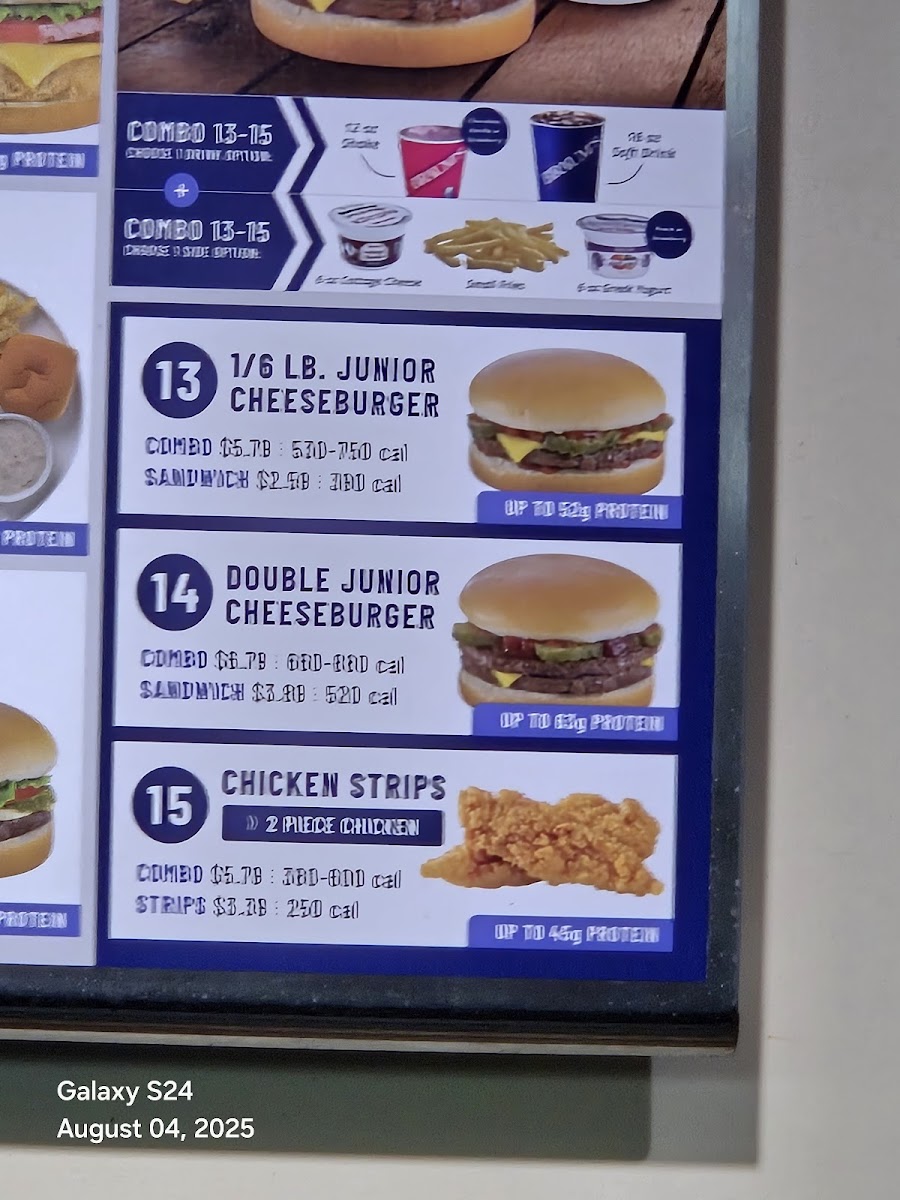 Braum's Ice Cream & Dairy Store Photo Menu 1