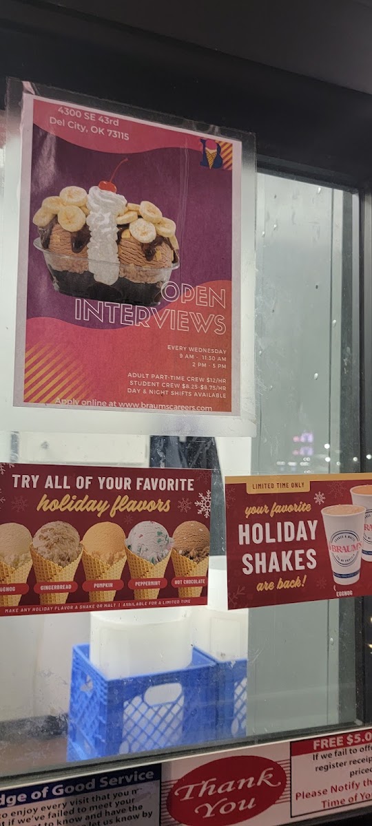 Braum's Ice Cream & Dairy Store Photo Menu 6