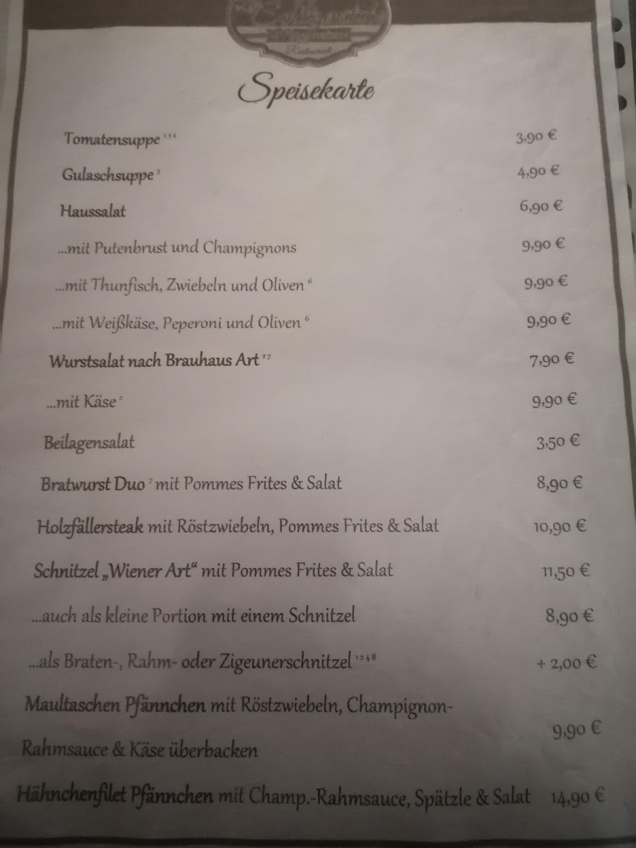 Schützenhaus Photo Menu 8