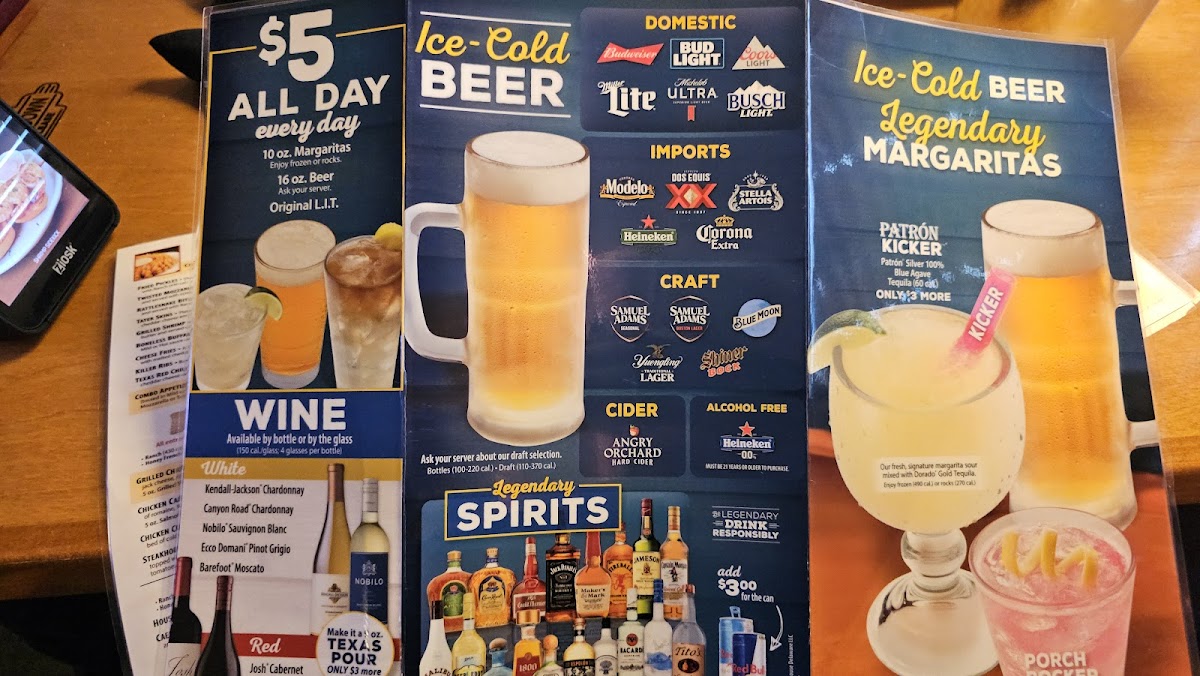 Texas Roadhouse Photo Menu 5
