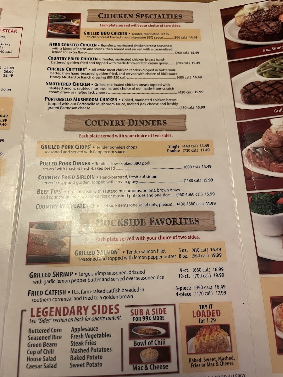 Texas Roadhouse Photo Menu 7