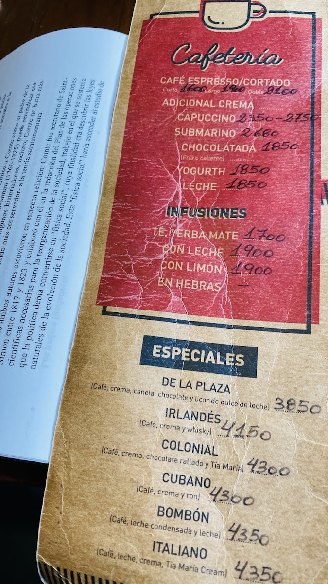 Café de La Plaza Photo Menu 3