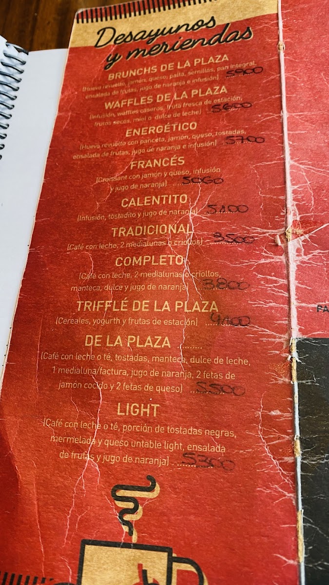 Café de La Plaza Photo Menu 4
