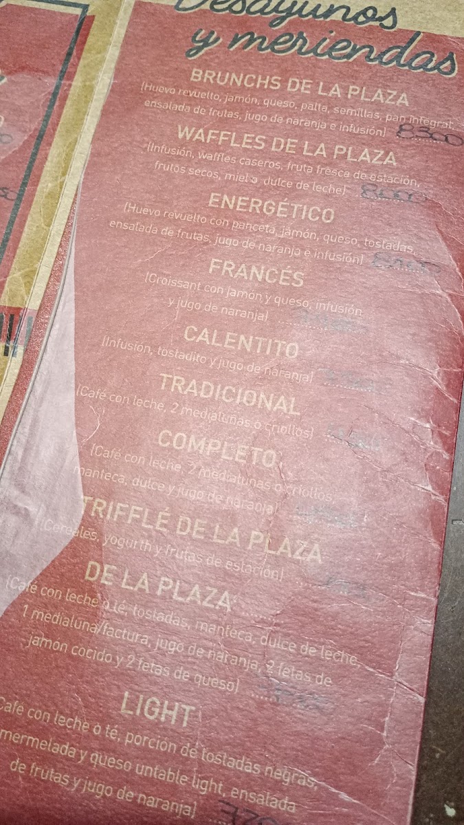 Café de La Plaza Photo Menu 7