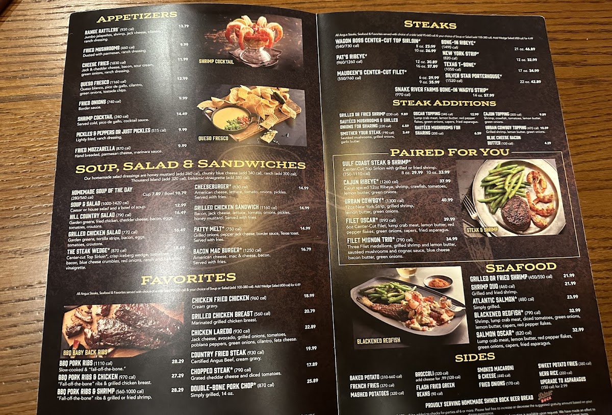 Saltgrass Steak House Photo Menu 6