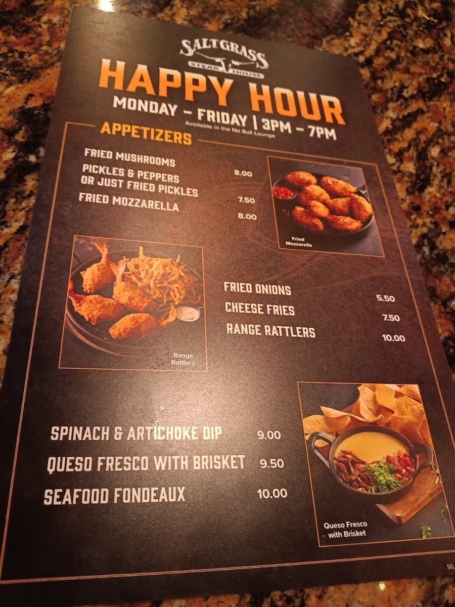 Saltgrass Steak House Photo Menu 9