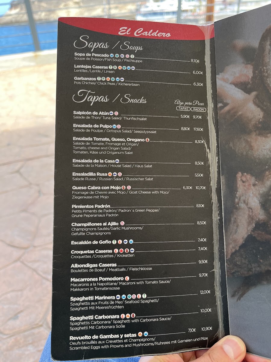 El caldero Photo Menu 2