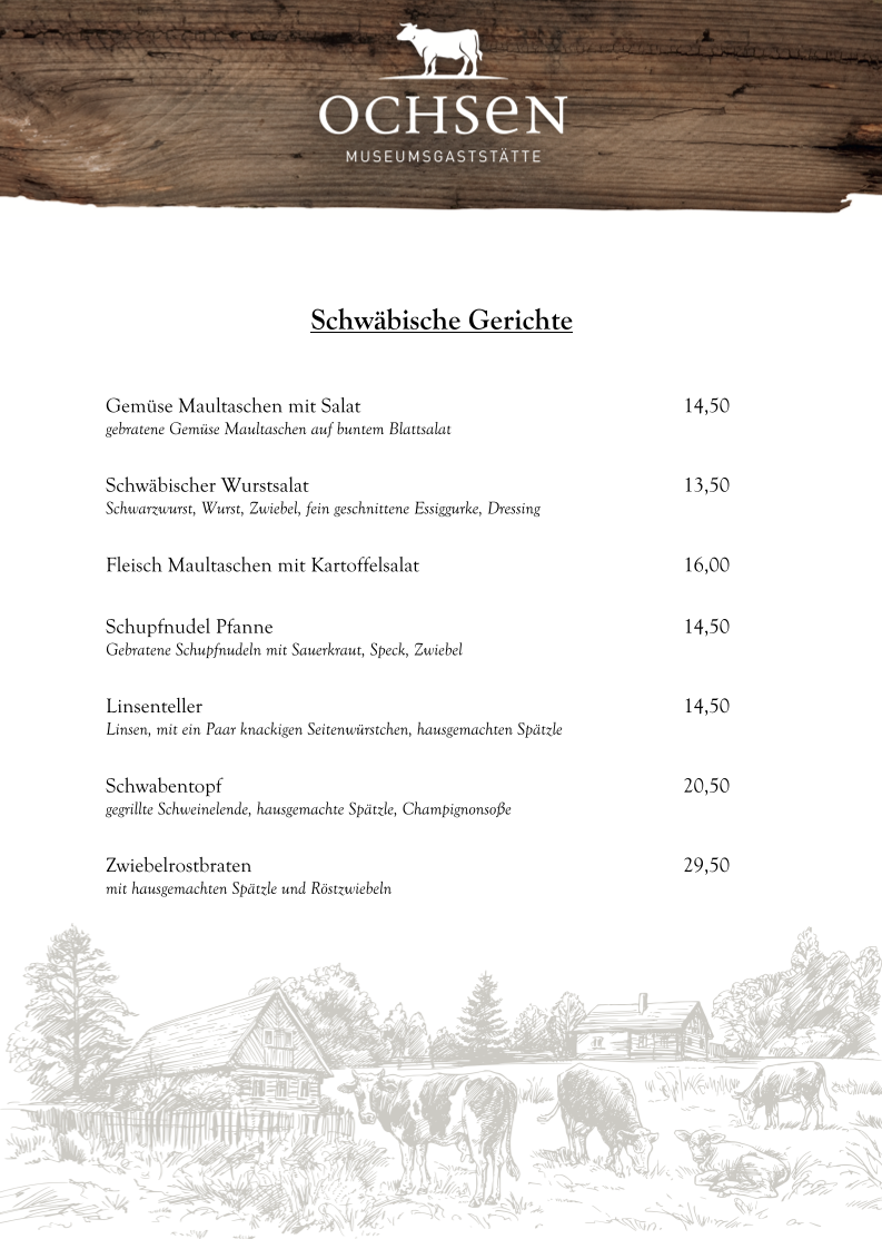 Gasthaus Ochsen Photo Menu 1