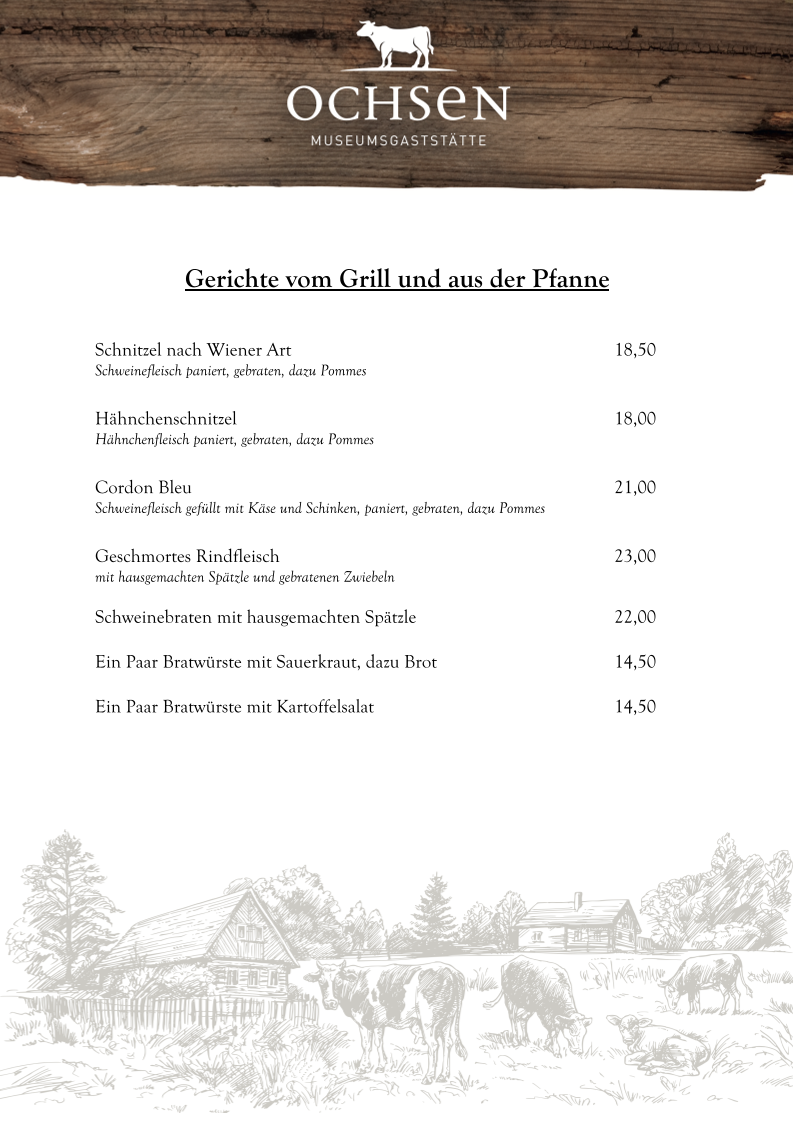 Gasthaus Ochsen Photo Menu 4