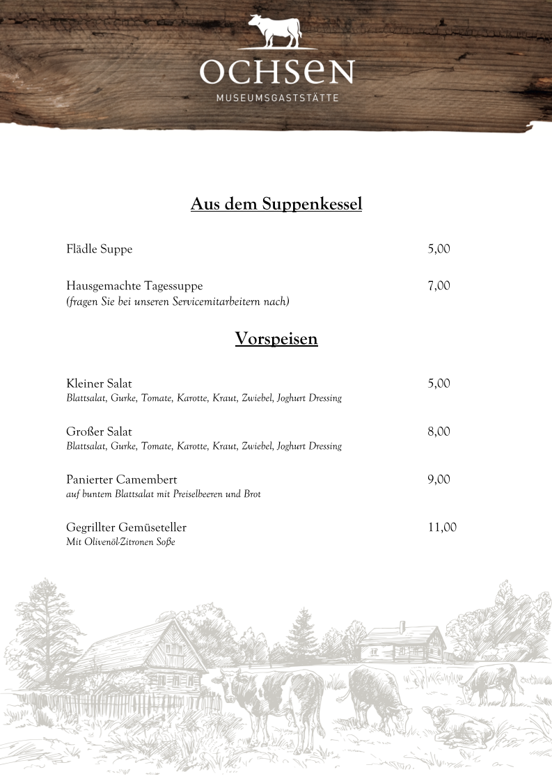 Gasthaus Ochsen Photo Menu 5