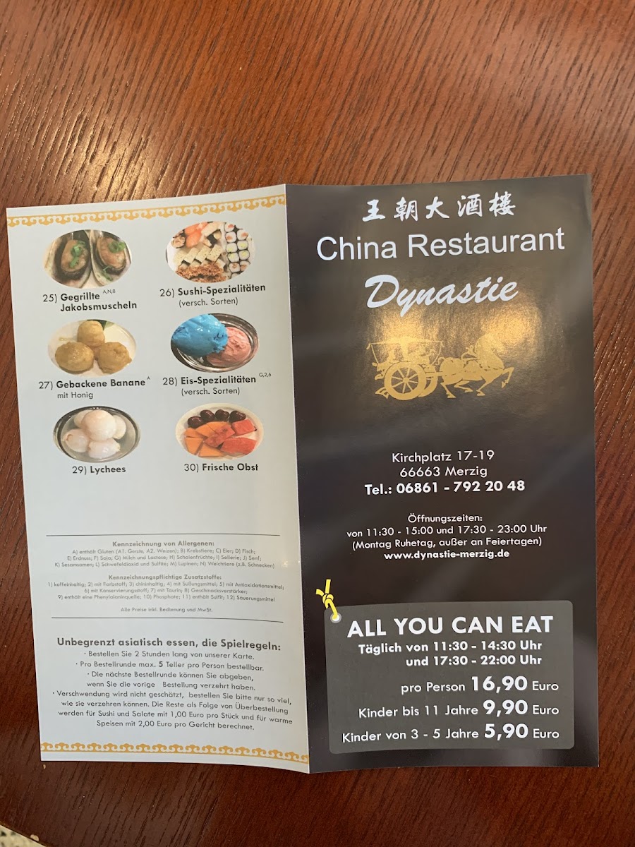 China-Restaurant Dynastie Photo Menu 6