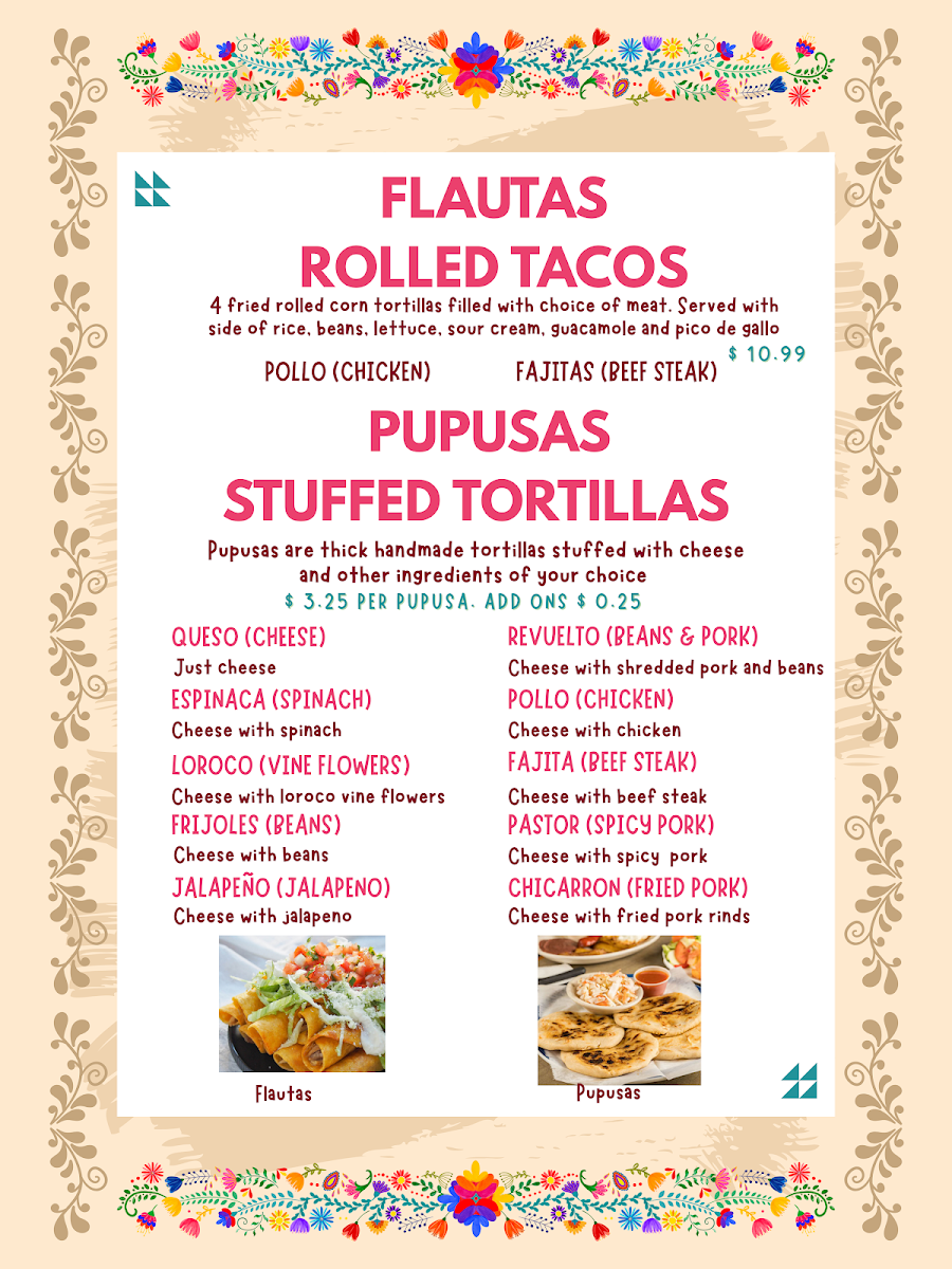 La Hacienda Photo Menu 2