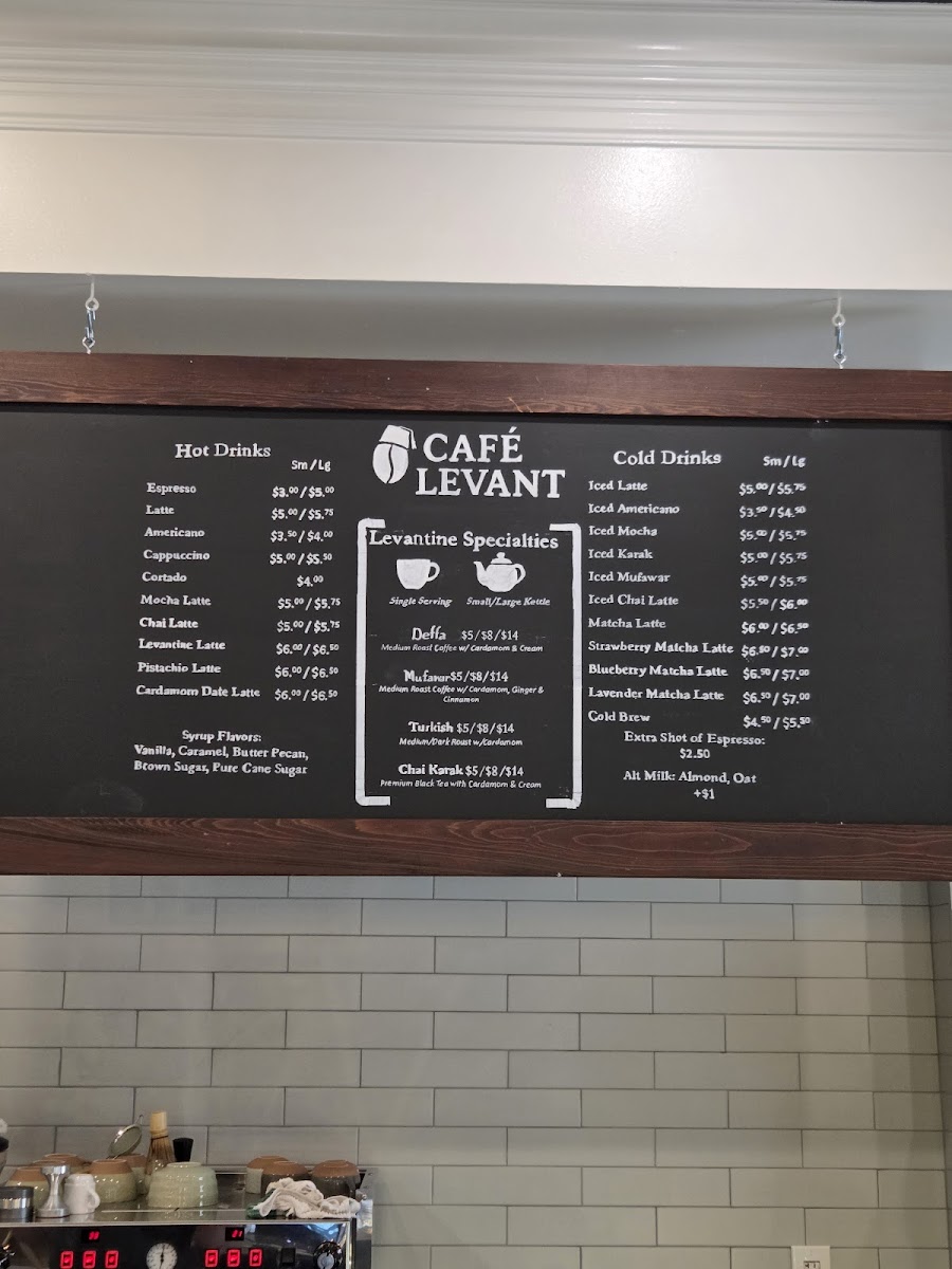 Cafe Levant Photo Menu 5