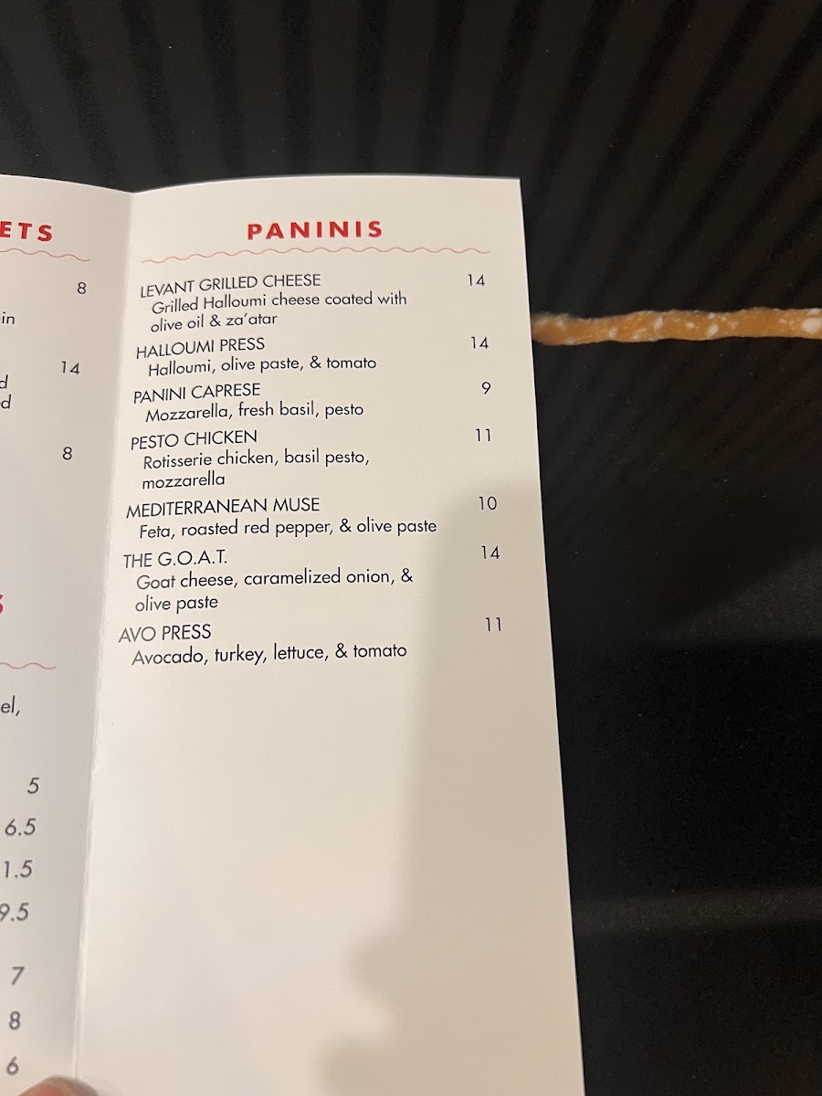 Cafe Levant Photo Menu 7