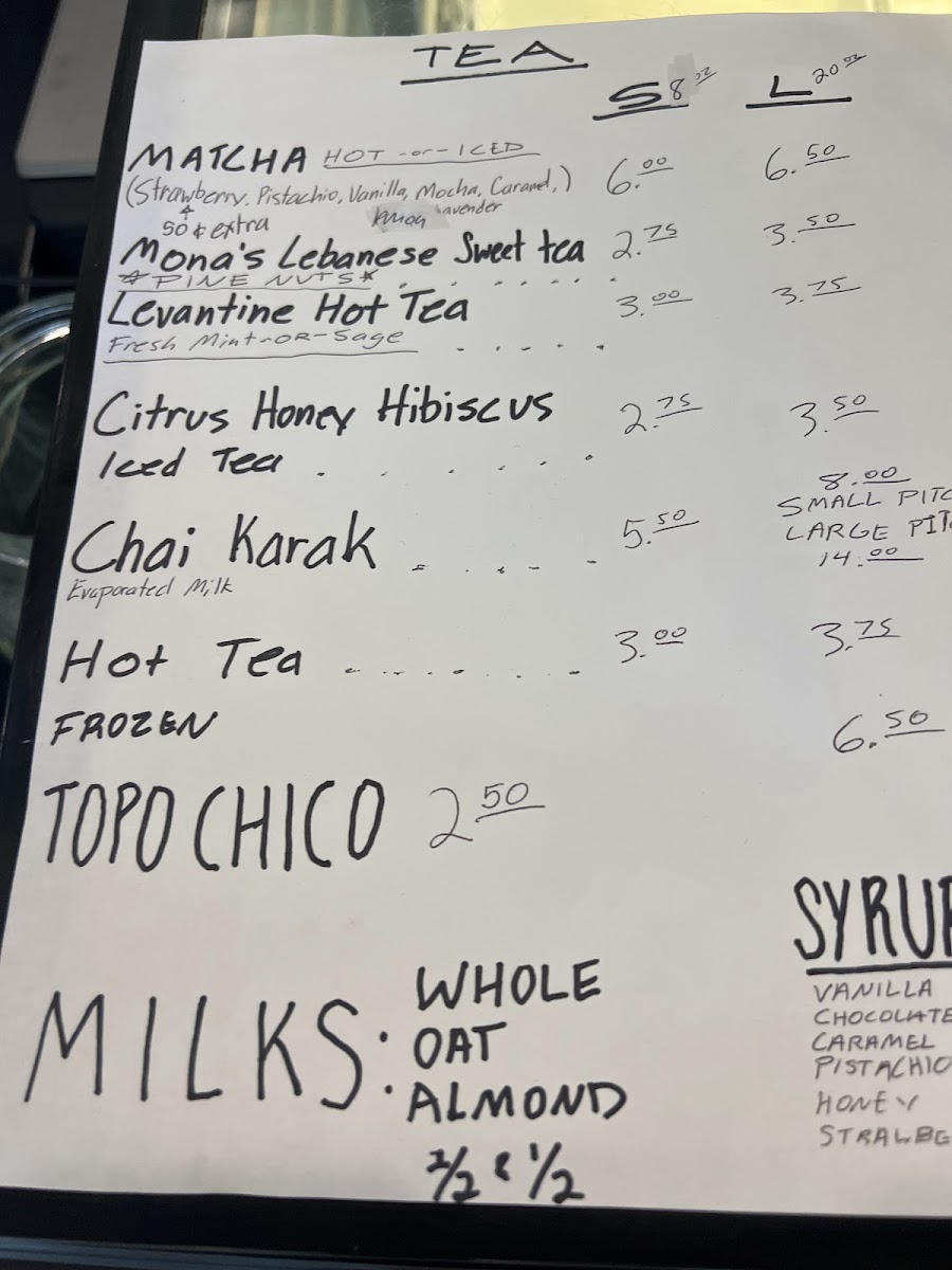 Cafe Levant Photo Menu 9