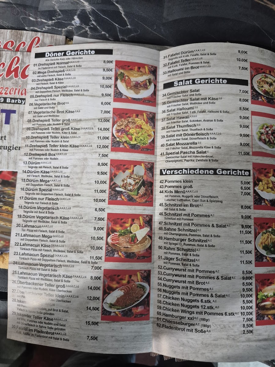 Pascha Döner & pizzeria Photo Menu 3
