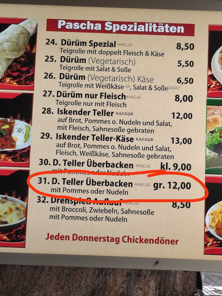 Pascha Döner & pizzeria Photo Menu 5