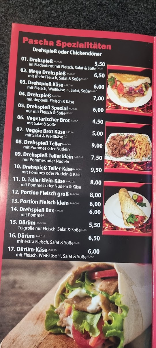 Pascha Döner & pizzeria Photo Menu 7