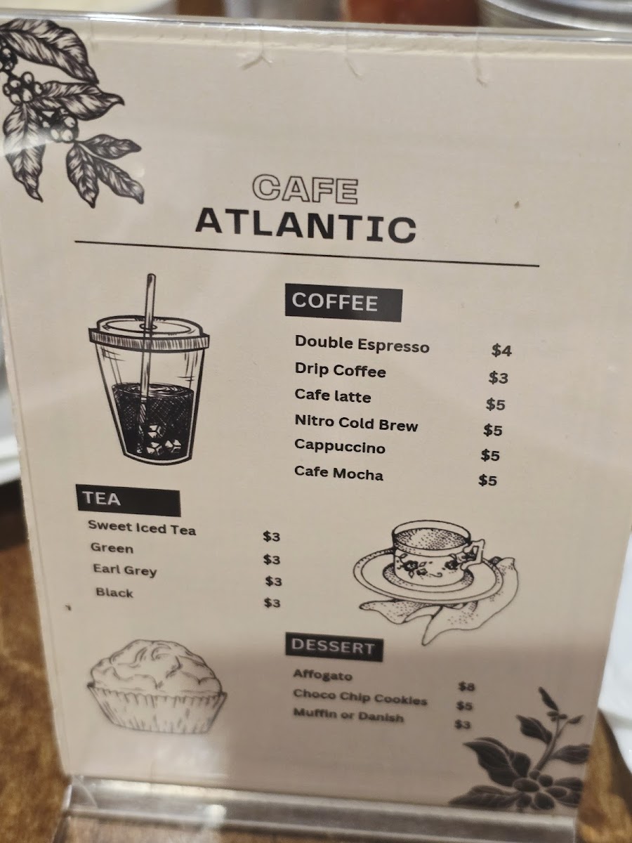 Cafe Atlantic Photo Menu 1