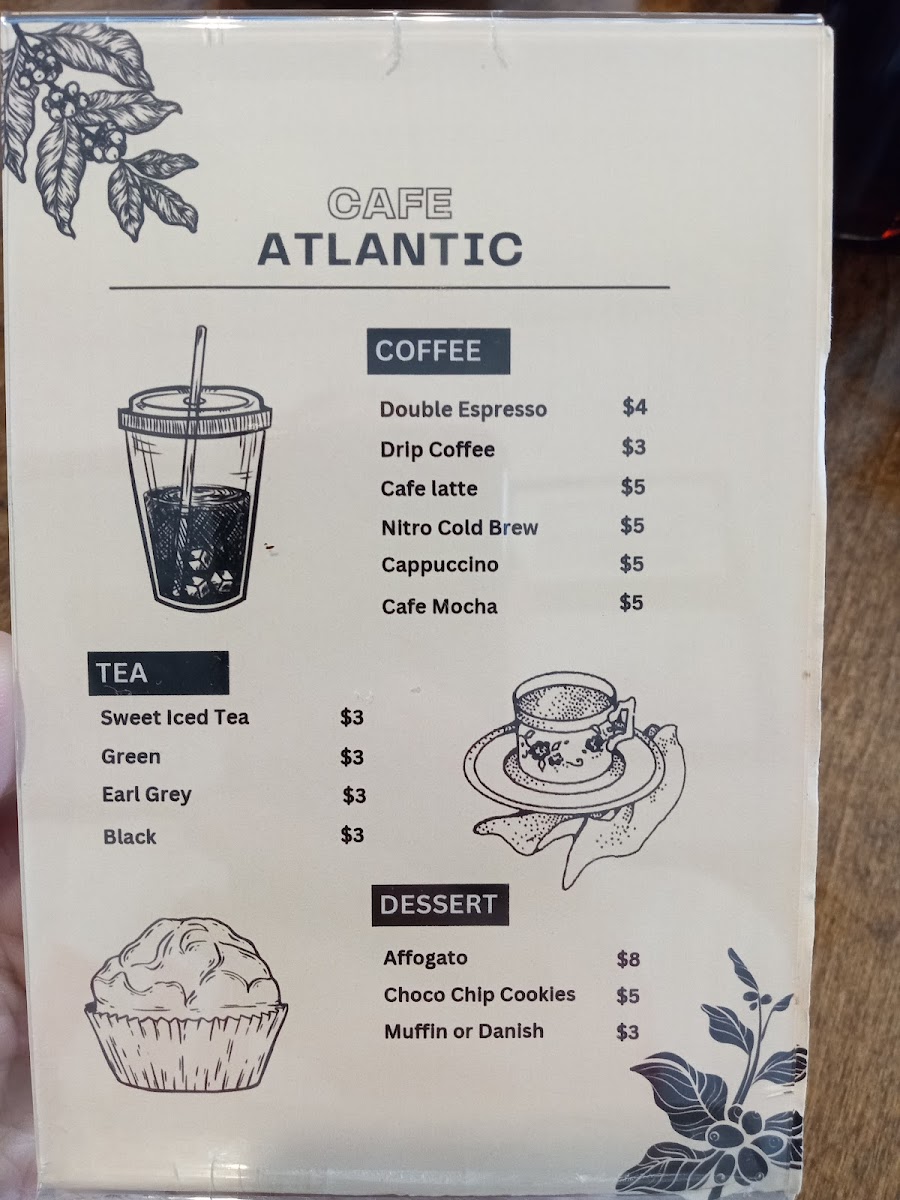 Cafe Atlantic Photo Menu 2