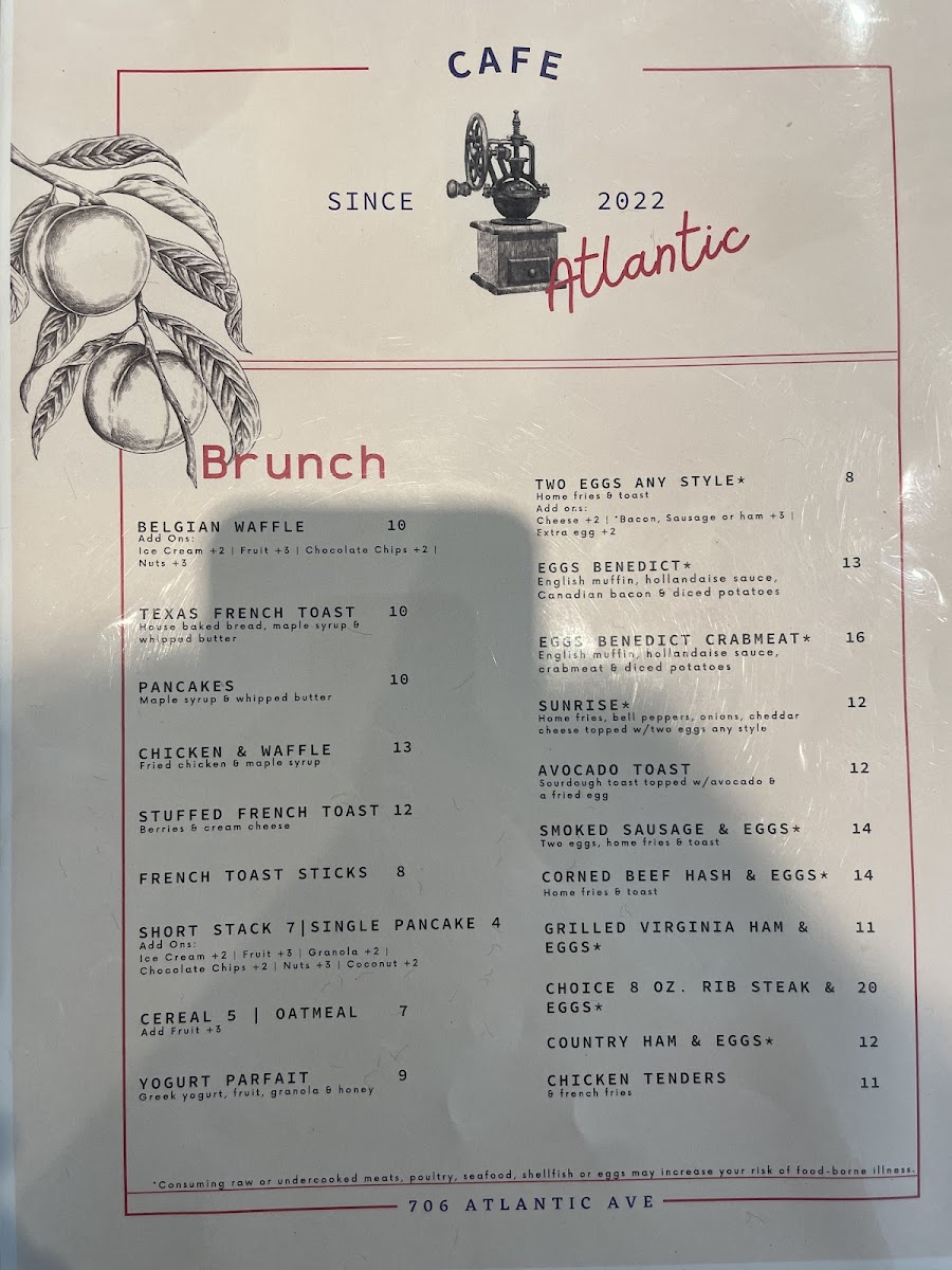 Cafe Atlantic Photo Menu 5