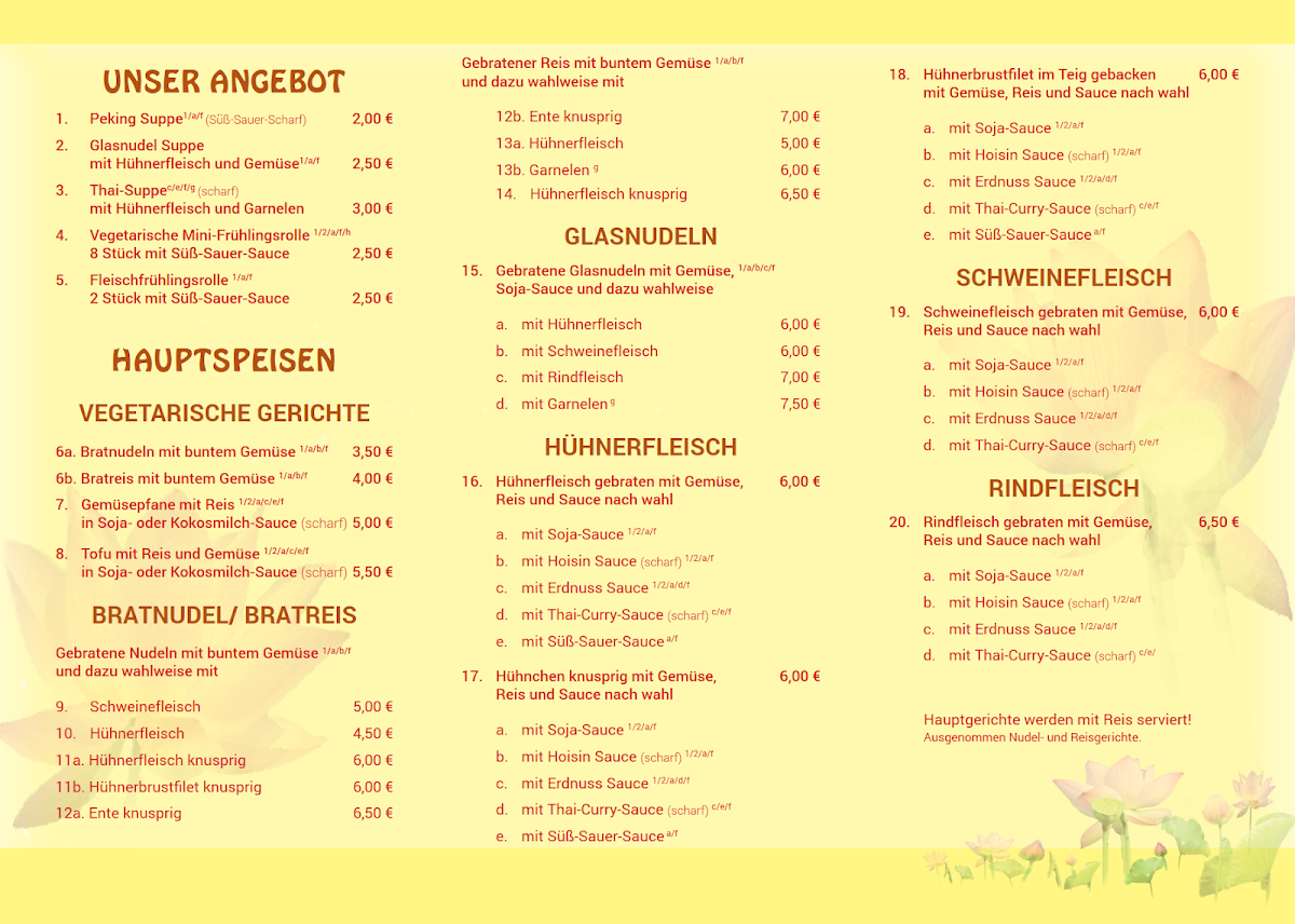 Asian wok Photo Menu 1