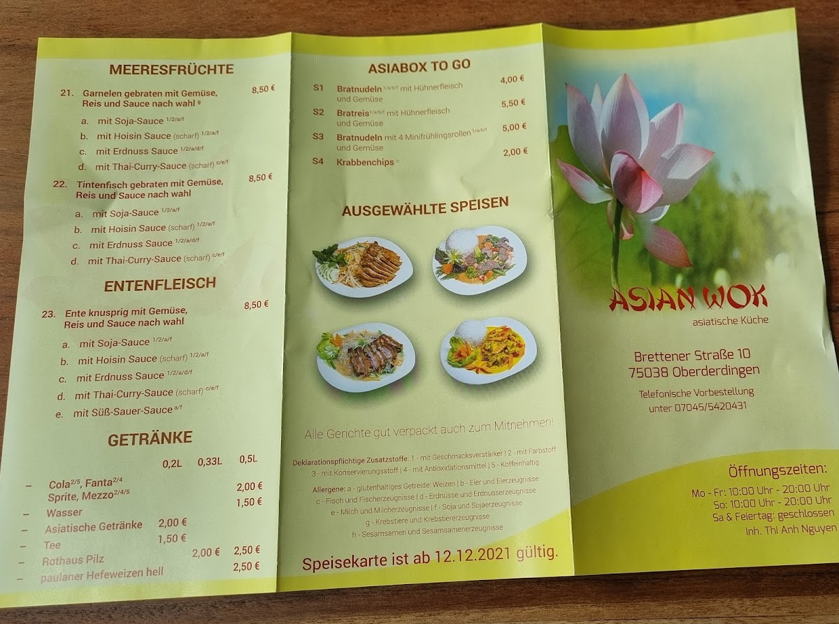 Asian wok Photo Menu 4