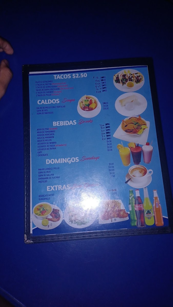 La Cabana Photo Menu 1
