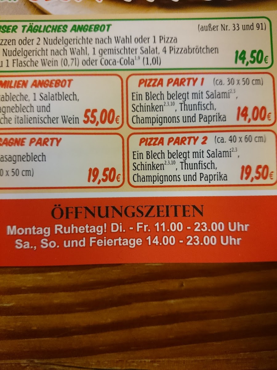 Pizzeria Milano Photo Menu 3