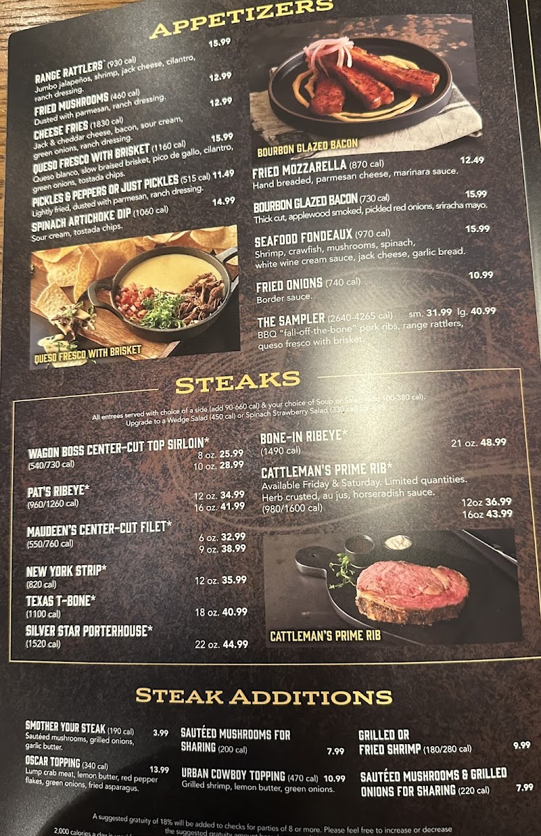 Saltgrass Steak House Photo Menu 6