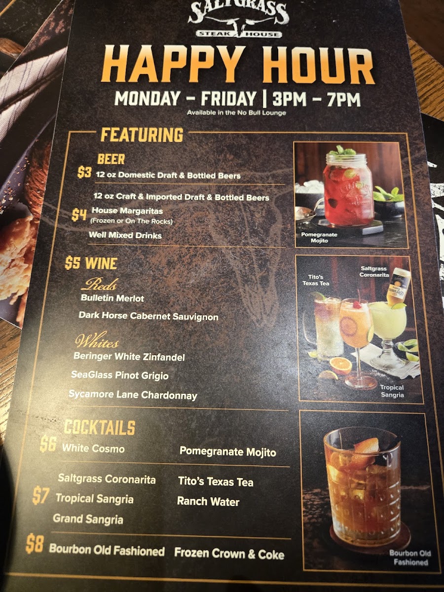 Saltgrass Steak House Photo Menu 7