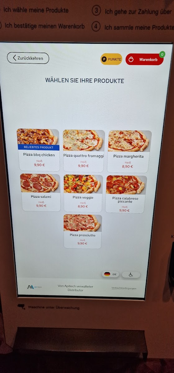 Pizza Automat Photo Menu 1