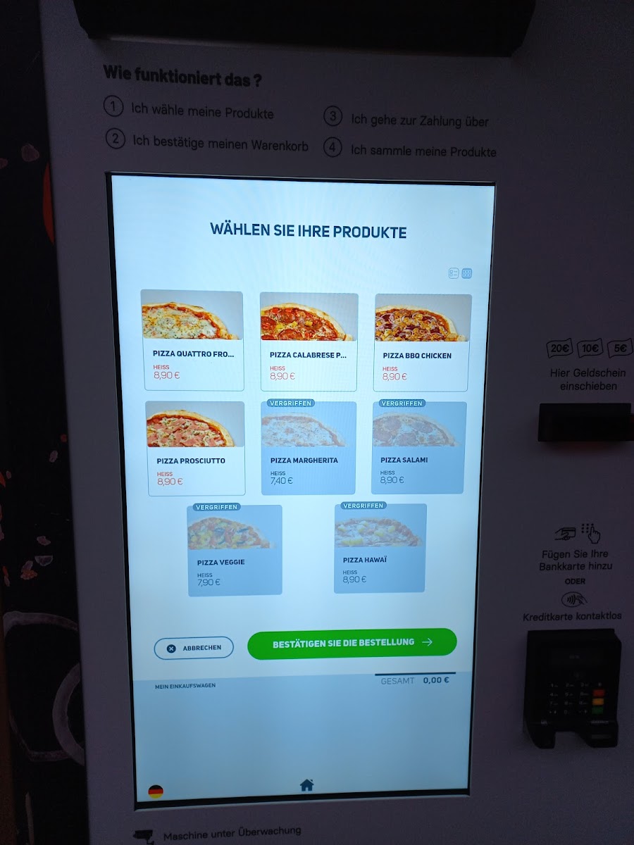 Pizza Automat Photo Menu 3