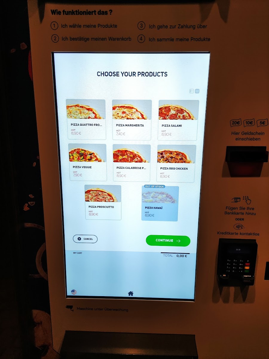 Pizza Automat Photo Menu 4