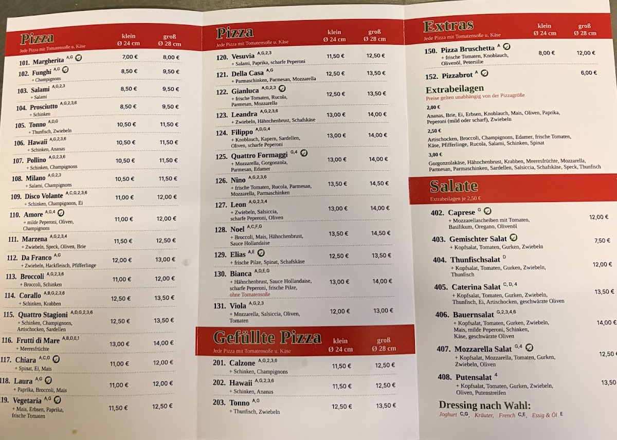 Pizzeria da Franco Photo Menu 3
