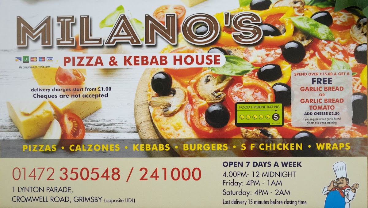 Milano's Pizza Photo Menu 5