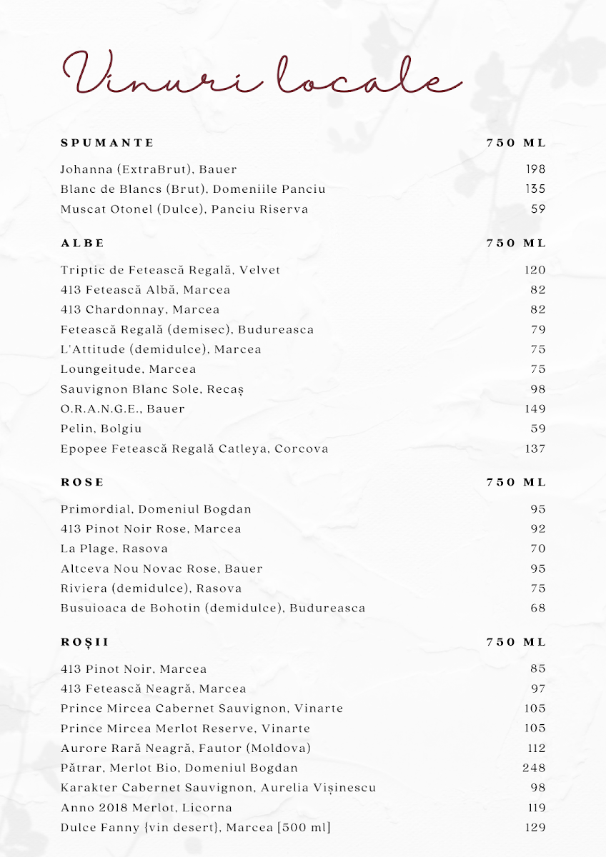 PIQUANT Restaurant Pitești Photo Menu 2