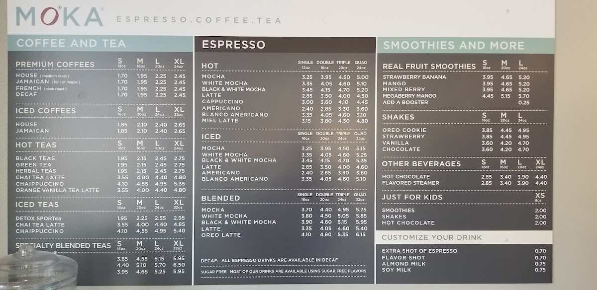 MOKA Photo Menu 1