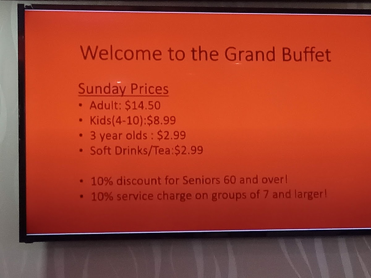 Grand Buffet Photo Menu 3